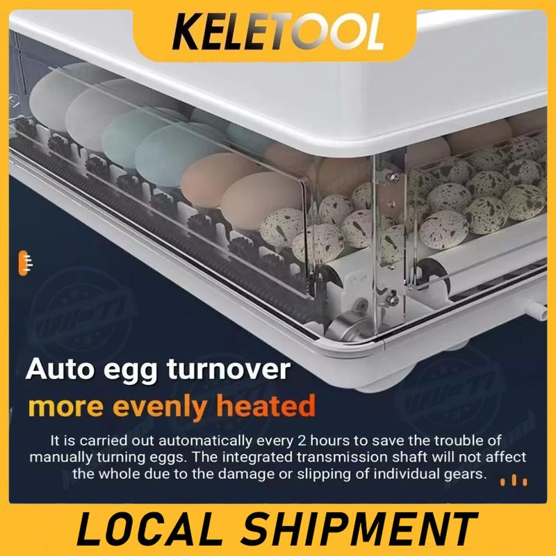 Egg Incubator 150 Egg Incubator Full Automatic Chick Incubator with Auto Egg Turner Farm Incubators Hatching Eggs Chicken Duck Goose Pigeon 3