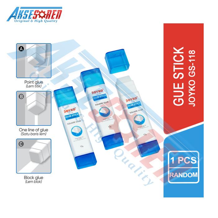 Gambar Aksesoren Lem Batang Joyko [GS-118/12gr] / Glue Stick Square Glue Perekat dari Aksesoren Kab. Indramayu Tokopedia
