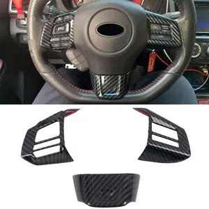 Fit For Subaru WRX STi 2016-2019 Car Accessories ABS Carbon Steering