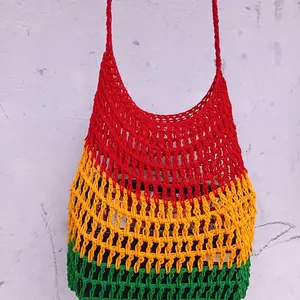 Noken Papua Bisa Muat Alkitab Buku Kecil dan HP Noken Jaring Ini Bisa Suci Ulag dan Tidak Mudah Rusak Warna Merah Kuning Hijau