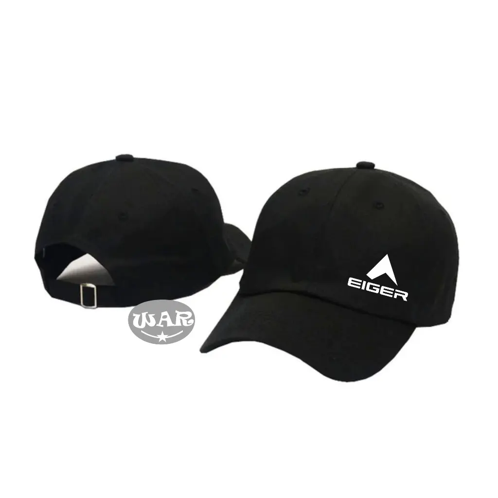 Topi Baseball Eiger Little White Premium / Topi baseball hat pria distro polos original 100% casual korean style sport warna hitam