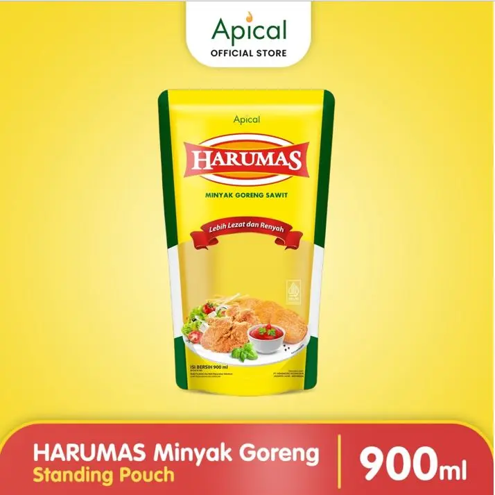 HARUMAS Minyak Goreng Standing Pouch 900ml 0