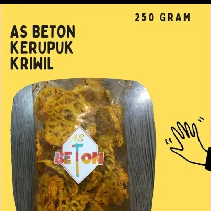 AS BETON 250GR KERUPUK KRIWIL