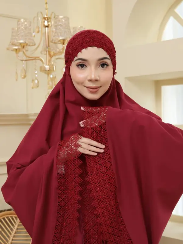 TELEKUNG Cotton LACE_SITI_PREMIUM_TELEKUNG With FREE BAG | FREE ...