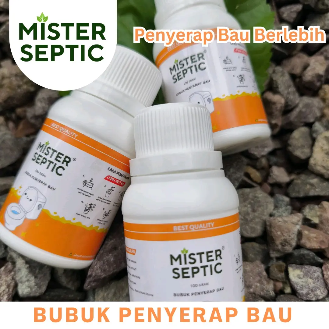 Bubuk Ajaib Mister Septic serap bau sink / wastafel / sink kitchen / shower / closet