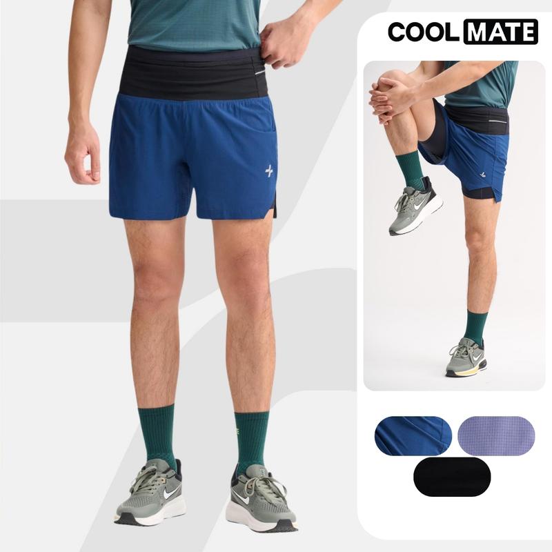 [NEW] Quần shorts nam 2 lớp chạy trail Wildflow thoáng khí - Coolmate