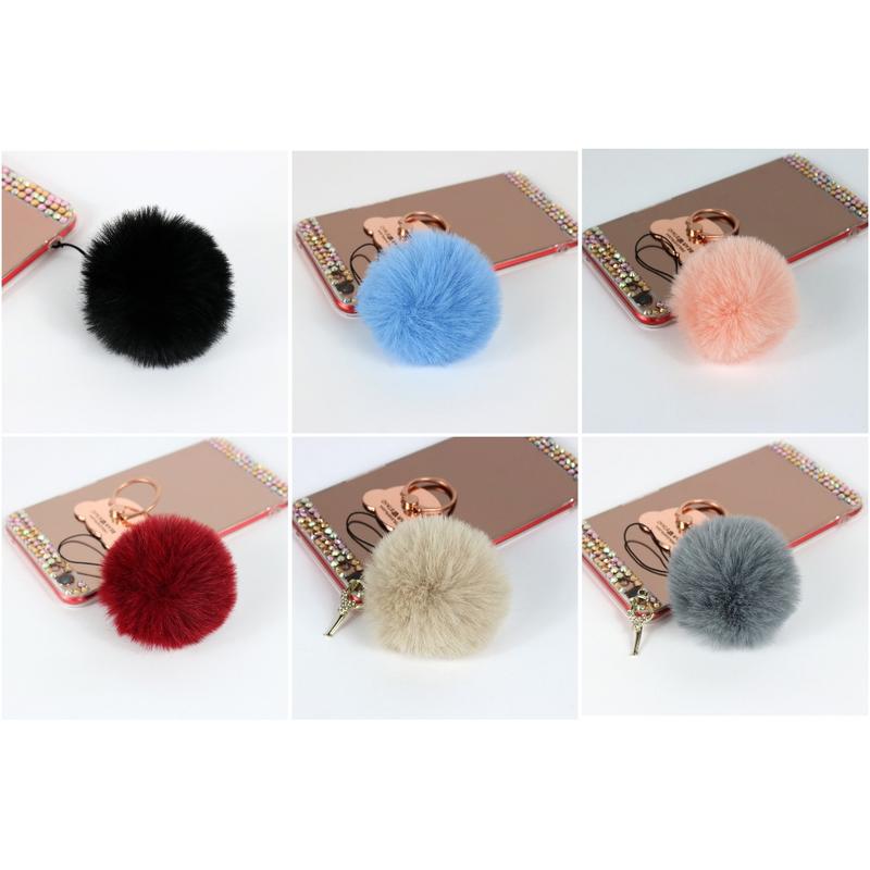 HUMAIRA Gantungan Handphone Cantolan HP Pompom Bulu - CC020 4