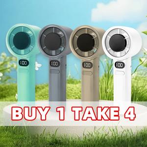 High Speed Mini Fans portable USB rechargeable turbo fan for school,high speed pocket fan Cooling fan for student handheld  M 11 effect