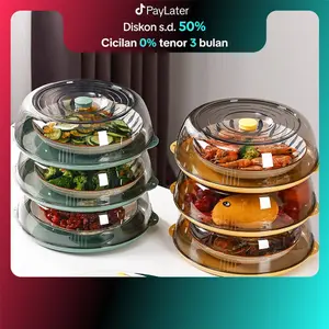 Muzy Penutup Makanan Rak Penyimpanan Makanan 4 Susun Tingkat Tudung Saji Tutup Food Cover HYT831