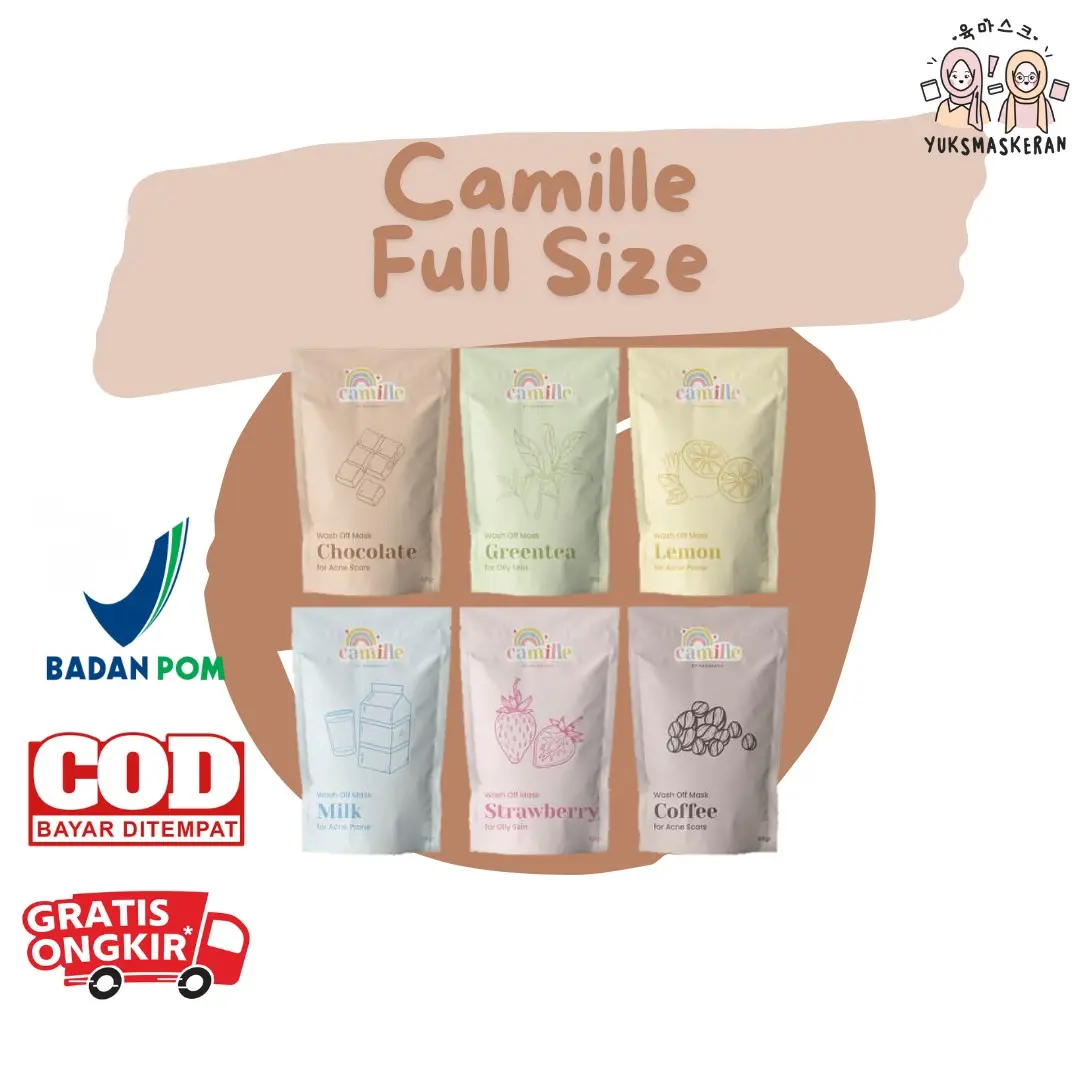 (CEK DESKRIPSI) CAMILLE WASH OFF FULL SIZE MILK COFFEE CHOCOLATE