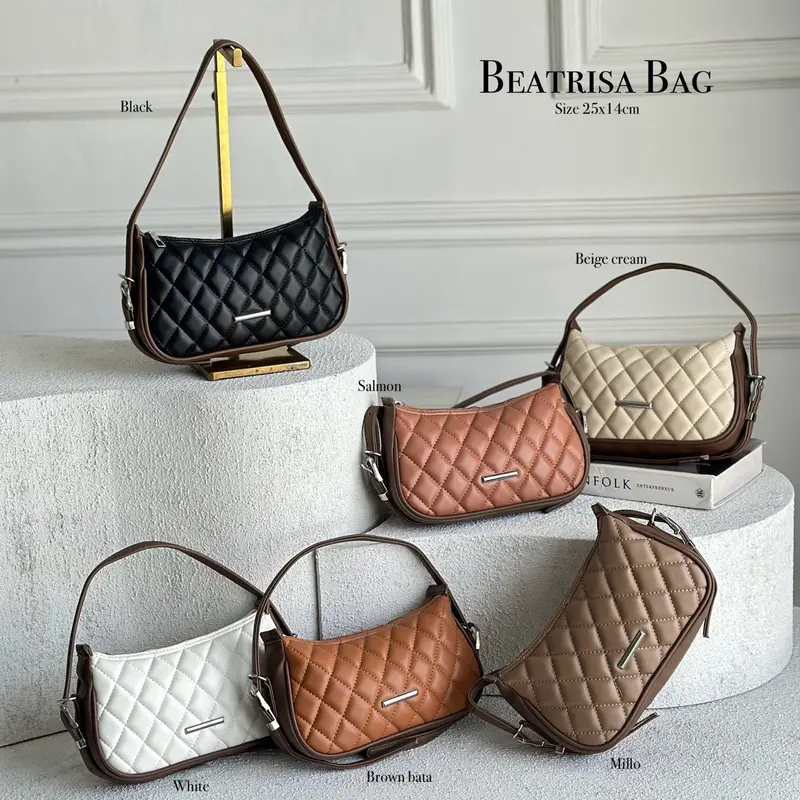 Tas Wanita Slempang Kekinian Polos Simpel Muat Banyak Sling Bag Tas Pesta Premium 7
