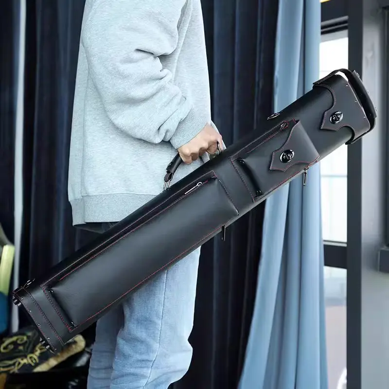 JM PRO Tas Billiard Hard Case Cue Case 3 x 5 Water Resistance 0