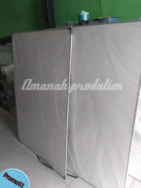 whiteboard gantung dinding papan tulis putih 80 x 120 gratis spidol dan penghapus papan absensi 0
