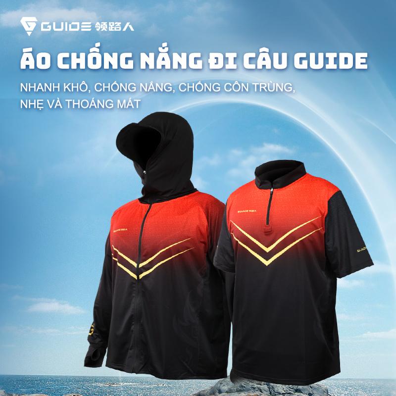  Quần Áo Chống Nắng Lụa Lạnh Hướng Dẫn Câu Cá Màu Đen Đỏ Ngầu Và Thoải Mái Thích Hợp Để Đáp Ứng Với Ánh Nắng Nóng Bỏng 