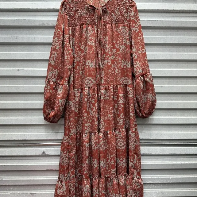 Gaun Satin Panjang Polkadot  Cetakan Macan Tutul Plus Longgar Dan Kasual Ukuran Gemuk Mm Slim Fit Dan Tipis Sifon Wanita Dress Korean 4