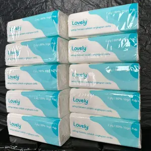 10  lovely tisu wajah premium 360 helai tisu facial premium soft 100% virgin pulp Tissue