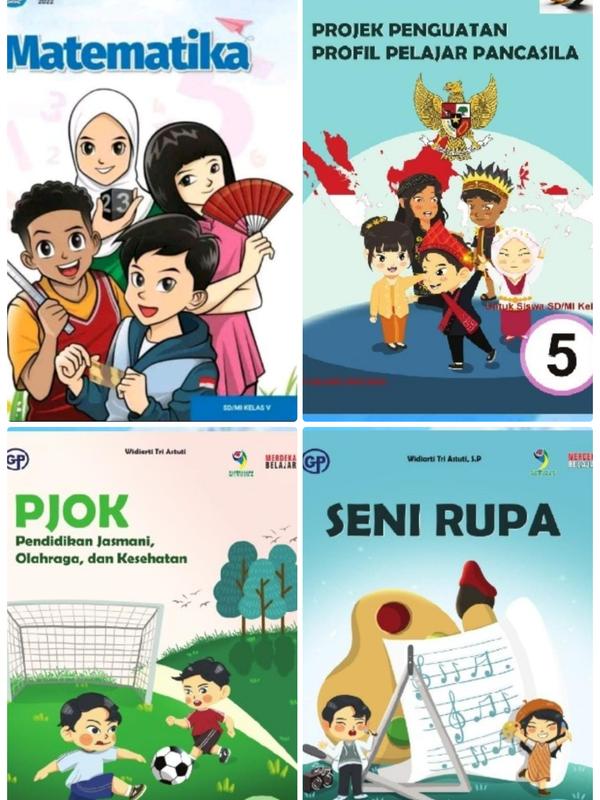 BUKU PAKET KELAS 5 SD KURIKULUM MERDEKA PENERBIT KEMENDIKBUD (BARU + ORIGINAL 100%) 1