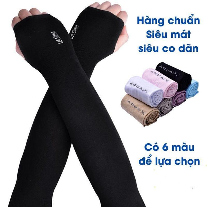Combo 10 Đôi Găng Tay Dài Chống Nắng Nam Nữ Loại Mỏng Bao Tay Đi Phượt Co Giãn Siêu Mát bao tay vải chống nắng