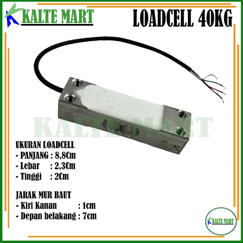 Sensor Timbangan 40kg Loadcell Timbangan Buah Loadcell 40kg 1