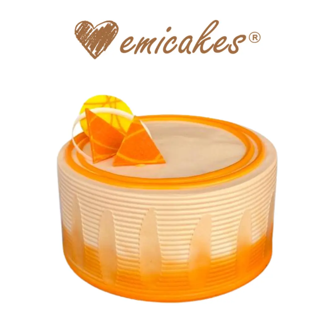 [Emicakes] 15cm Eggless Peach Mango Cake
