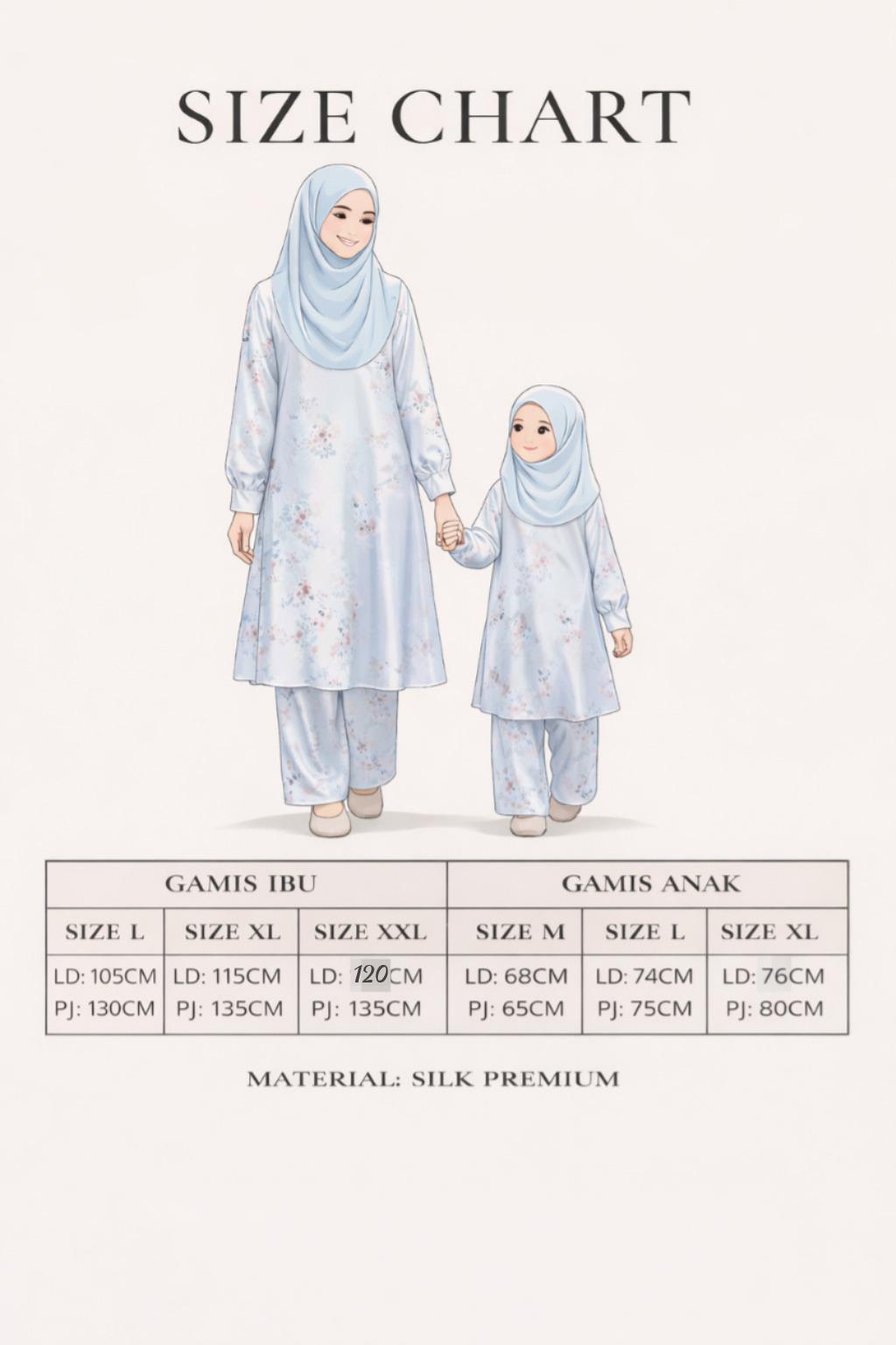 SnBm [Ready] - SETELAN YASHIRA SILK COUPLE IBU ANAK // SETELAN MOTIF SULTAN MEWAH// SETELAN TUNIK PREMIUM