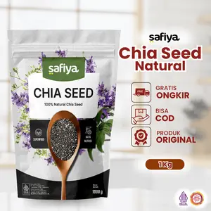 Safiya Chiaseed Organik 1 Kg Chia Seed Natural Premium