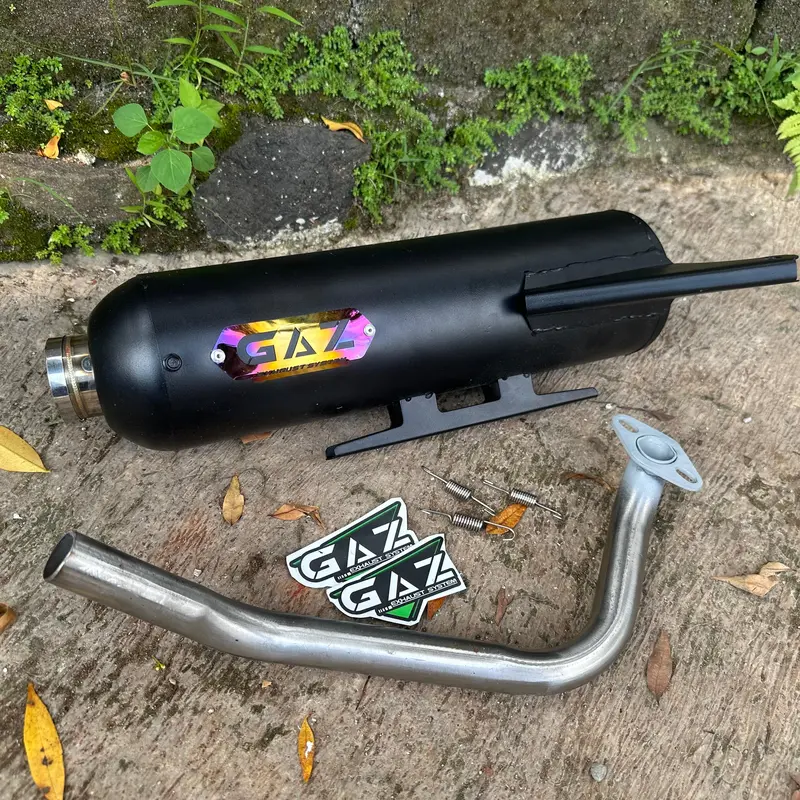 Knalpot Standar Racing Shijiro Mio Sporty Smile Beat FI Deluxe Street Vario 110 125 150 160 Foto Karbu Motorcycle 4