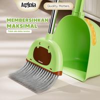 Gambar TP Angola Set Sapu Pengki & Pel Anak Cleaning Set Karakter 3IN1 D93-D94 Mini Broom Set Dustpan - Sapu - Hijau - D93 dari Angola Indonesia Kab. Tangerang 4 Tokopedia