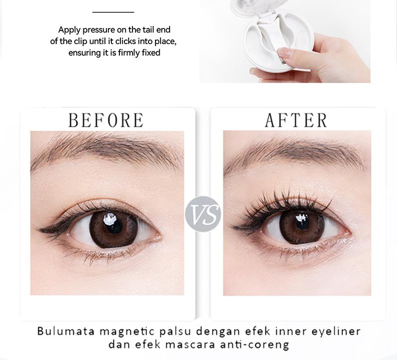 (ANGEL BLACK) 1.0 WOSADO Bulumata Magnetic Bulumata Eyelash Extention