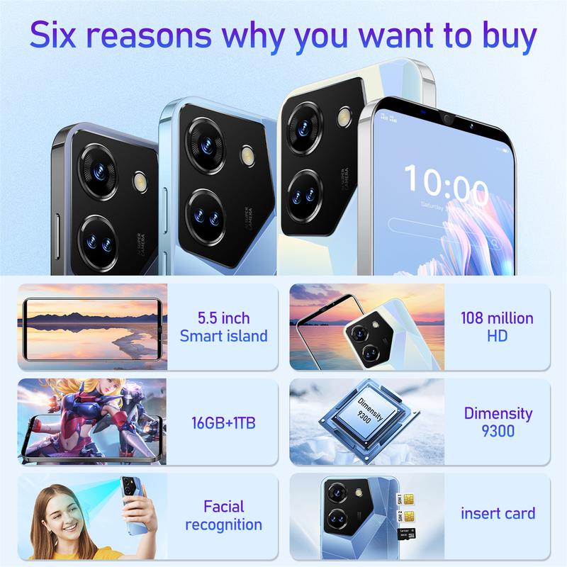 Product Introduction of New 5.5-Inch C20pro Mobile Phone 16+1TB Android Smartphones 1