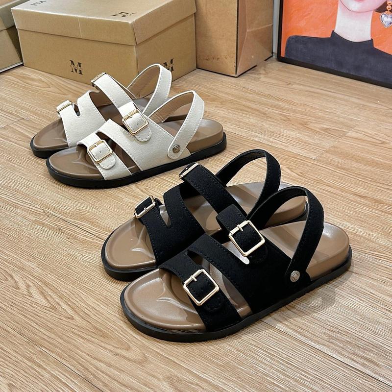 Dép sandal nữ quai ngang S606 bền xinh - Dép quai hậu nữ đế cao đi học đi chơi hot trend