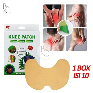 Paket 50 PCS Koyo Lutut Knee Patch Pereda Pegal Linu dan Nyeri Otot Berperekat Menghangatkan Herbal Alami