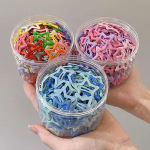 jepit bintang 10 pcs jepit bintang 50 pcs jepit bintang 100 pcs jepit bintang anak warna cantik bahan premium cocok untuk remaja dan anak-anak harga murah grosir jepit bintang y2k jepitan rambut