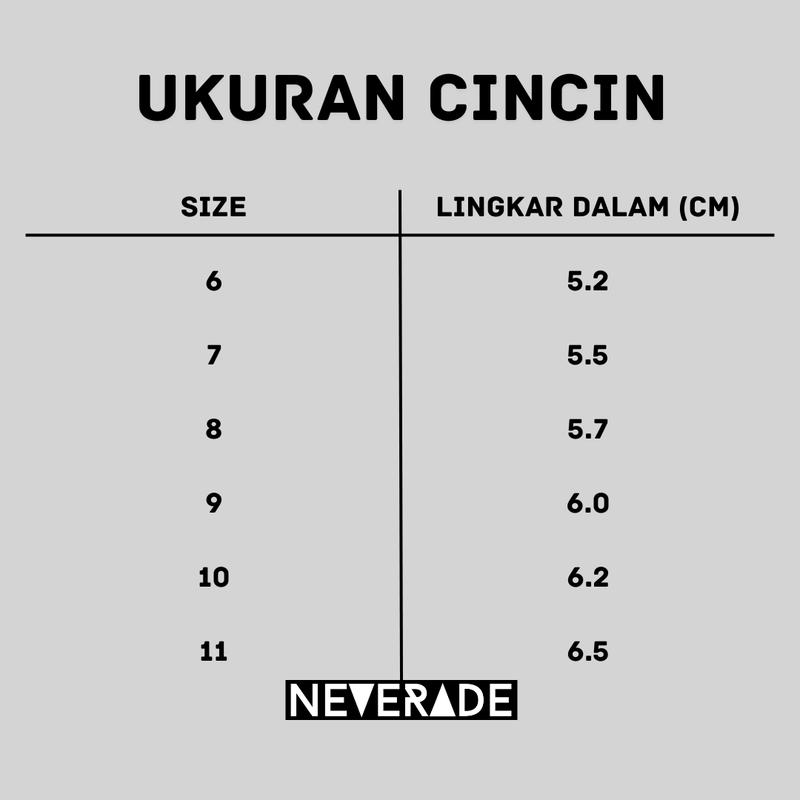 Product Introduction of Neverade - Plain Round Ring - Cincin Stainless Steel 0