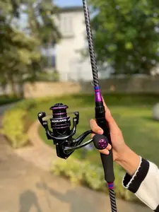 Joran Pancing 1.8~2.1M Set 5.2:1 Gear Ratio Reel Pancing Spinning Fishing Reel Combo