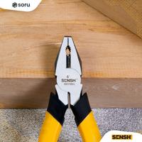 Gambar SORU - Tang Kombinasi 6 Inci Ergonomis Carbon Steel Pegangan Anti-Slip - SENSH SH11001 dari Soru Indonesia Kota Bandung 2 Tokopedia