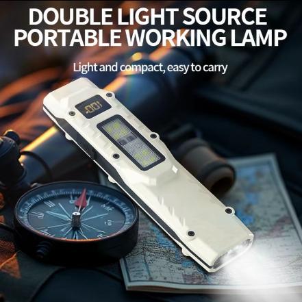 LEEROUT Terterang Flashlight taktis Senter EDC Yemao MG28cahaya putih kuning 1500 lumen Terjual Penerbangan panjang