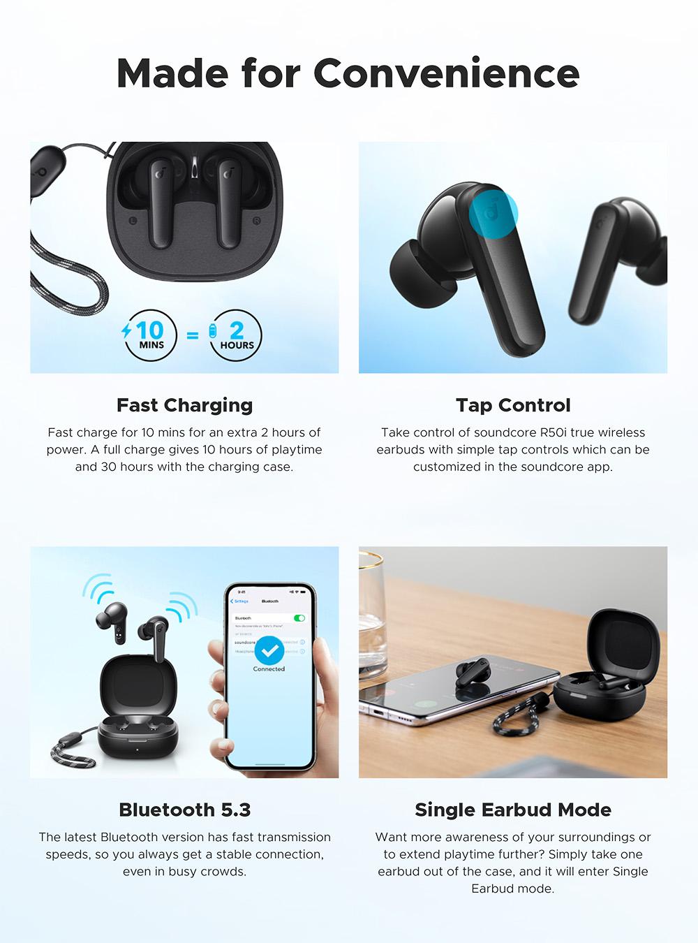 TWS Earbuds Anker Soundcore R50i - A3949