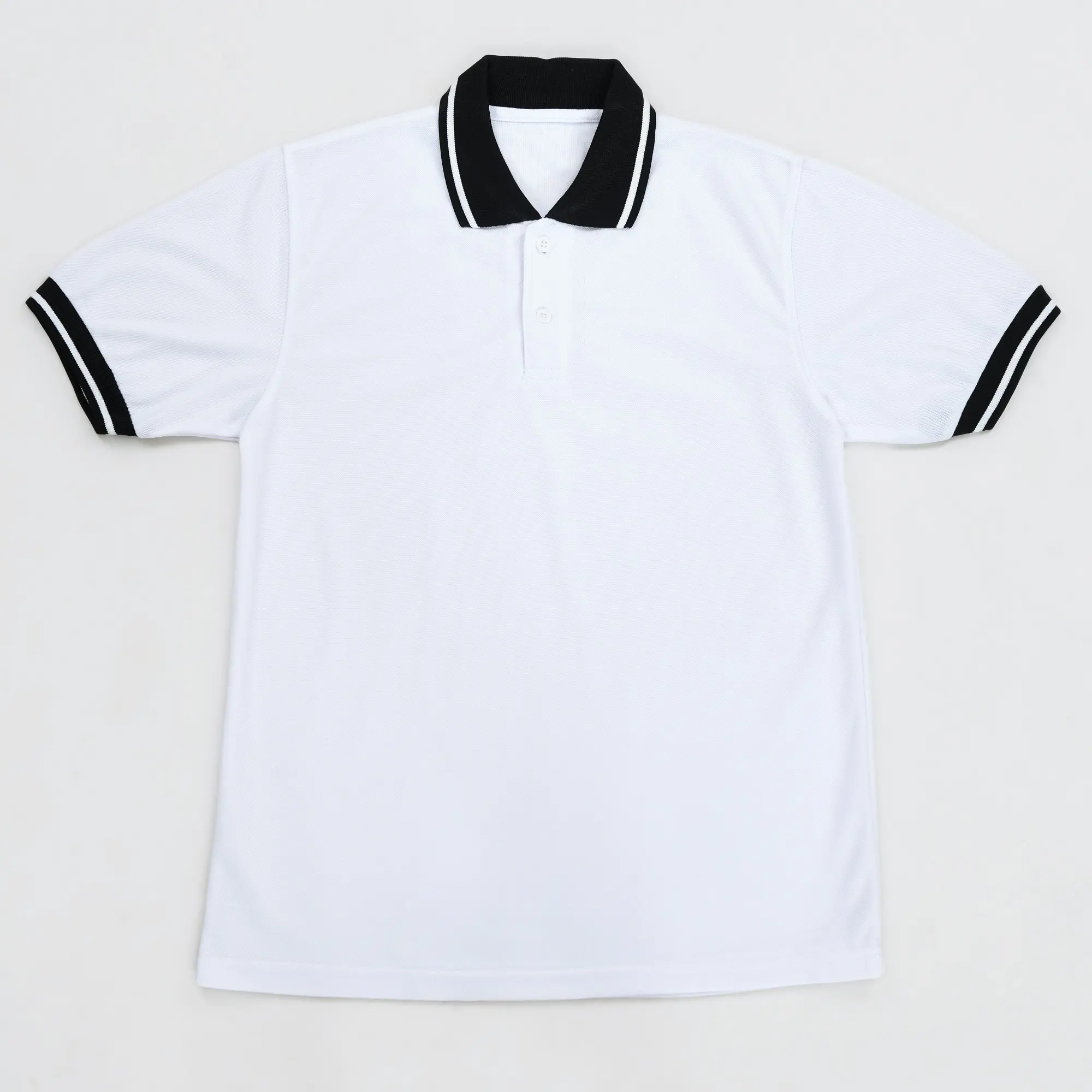 KaosPolos88 Kaos Polo Pria Polos Kerah Kombinasi Putih | Kaos Pria Polos Berkerah Putih Baju Cowok Keren Casual Atasan
