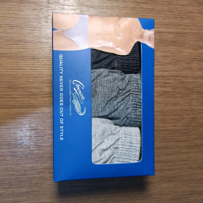 Celana Dalam Crcocodile 521-240 - M L XL Motif Segitiga Pria Dewasa Katun 3 Pcs 4