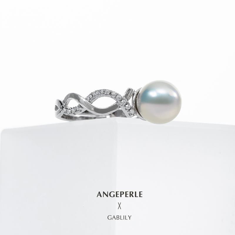 Product Introduction of Wrapped Freshwater Pearl Gabrielle Ring 7-8mm s925 （TSJCY259） 0