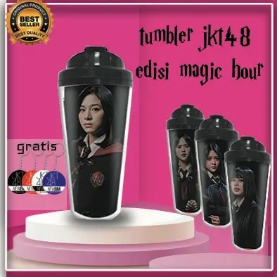 Tumbler / Botol Minum Edisi JKT48 Magic Hour - Bonus Gantungan Kunci