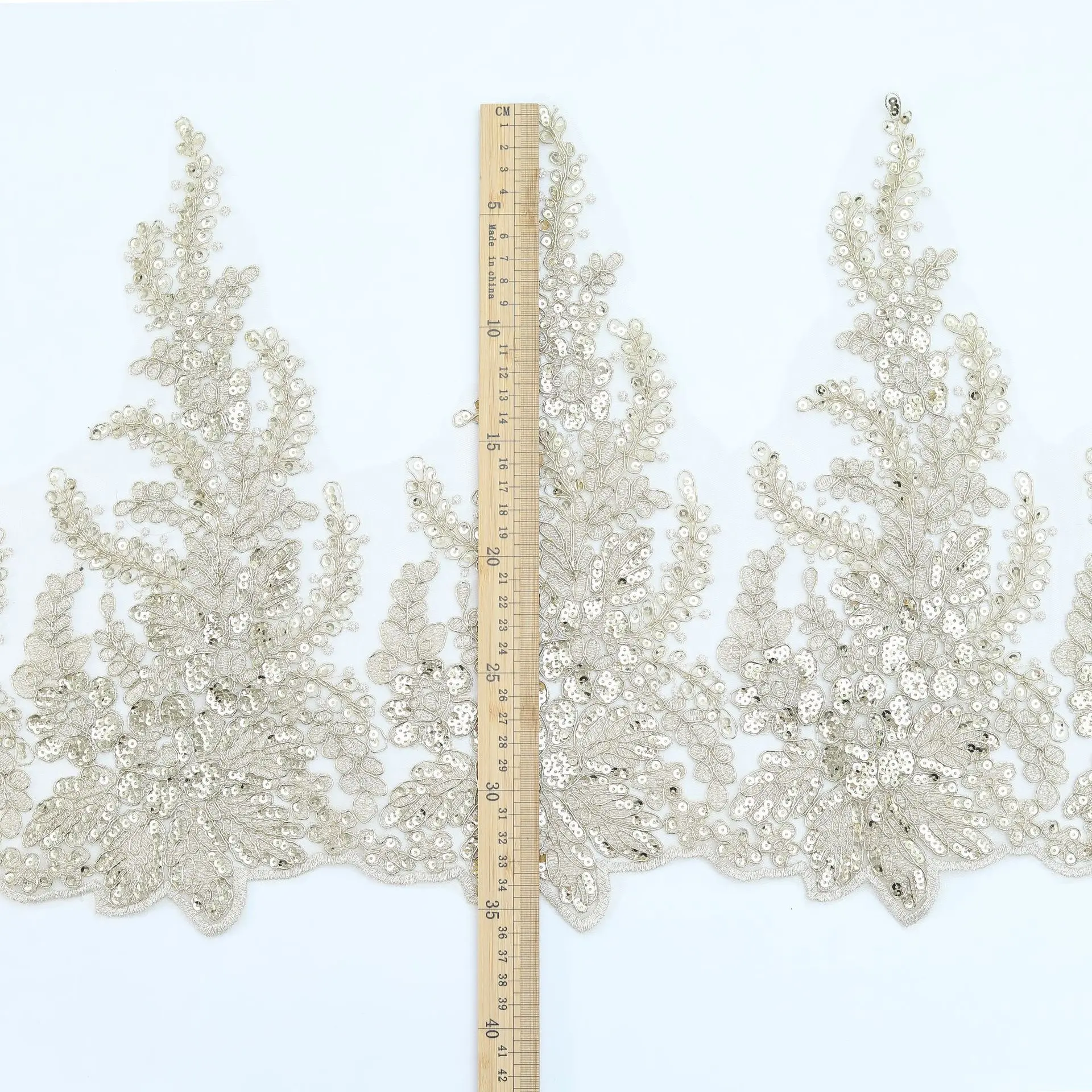 Vải ren viền vải tuyn thêu, 36cm, phụ kiện quần áo tự làm, viền ren, hàng dệt