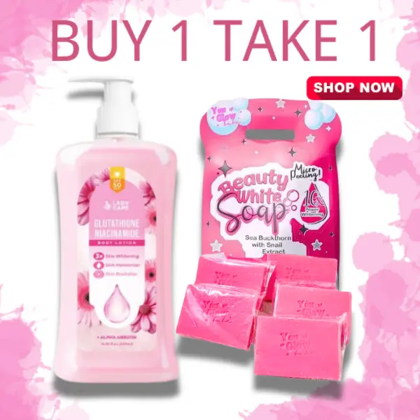 glutathione soap and lotion WC Natural Flawless Skin Body Lotion & Glutapapaya Soap main image 0
