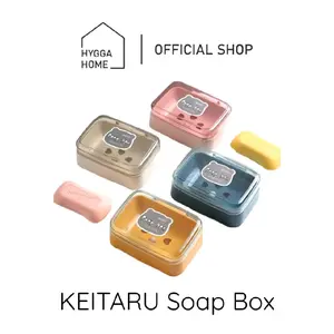 Hygga Home KEITARU Soap Box Kotak Sabun Mandi Portable Tempat Sabun Batang Minimalis Anti Air