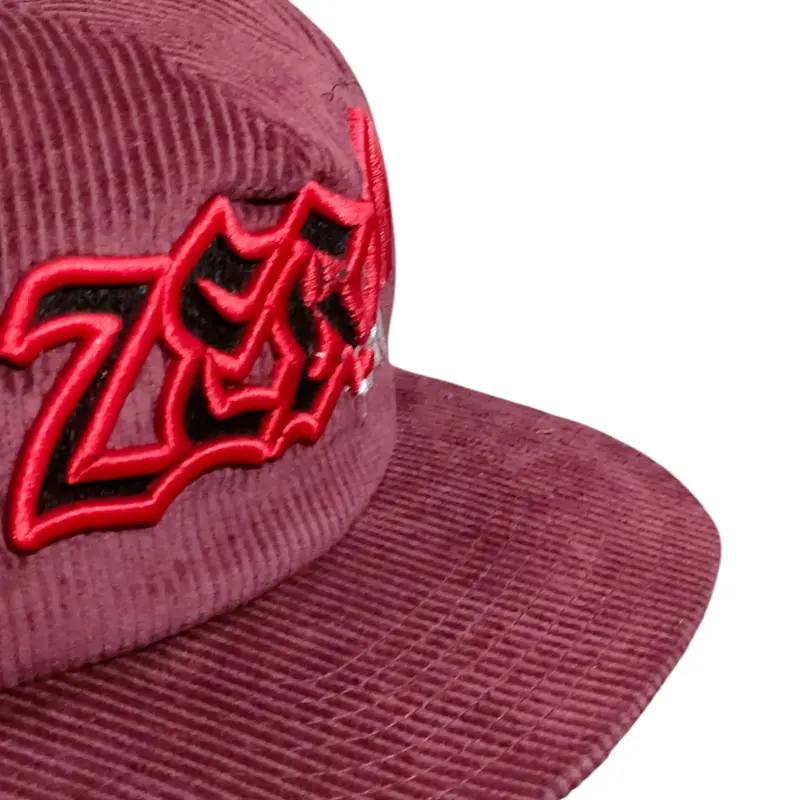 Topi Corduroy Snapback bordir for skena outfit 5