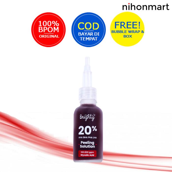 Gambar Brighty 20% AHA BHA PHA LHA Peeling Solution 30ml dari nihonmart Kota Administrasi Jakarta Utara Tokopedia