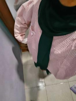 Product Review of Lulu blouse strip salur premium LD 110 120 130 140 kemeja crop jumbo from ˚**⋆ 1