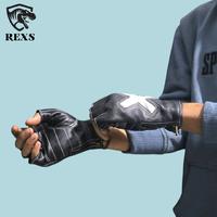 Gambar Rexs Gloves – Sarung Tangan Motor Kulit Asli Pria Wanita | Half Finger, Stylish & Safety & Elegan - Hitam Pendek Motif X - M dari Rexs Official Kota Administrasi Jakarta Selatan 1 Tokopedia