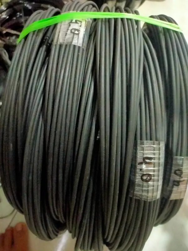 Ruji sangkar fiber hitam ukuran besar Kulitan 3 mm, 3.5 mm, 4 mm 3